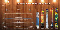 2018 RVL8 Rockered Skiboards